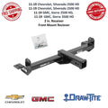 1119 SILVERADO/SIERRA 2500/3500(EXCEPT DENALI) FRONT MOUNT RECEIVER HITCH