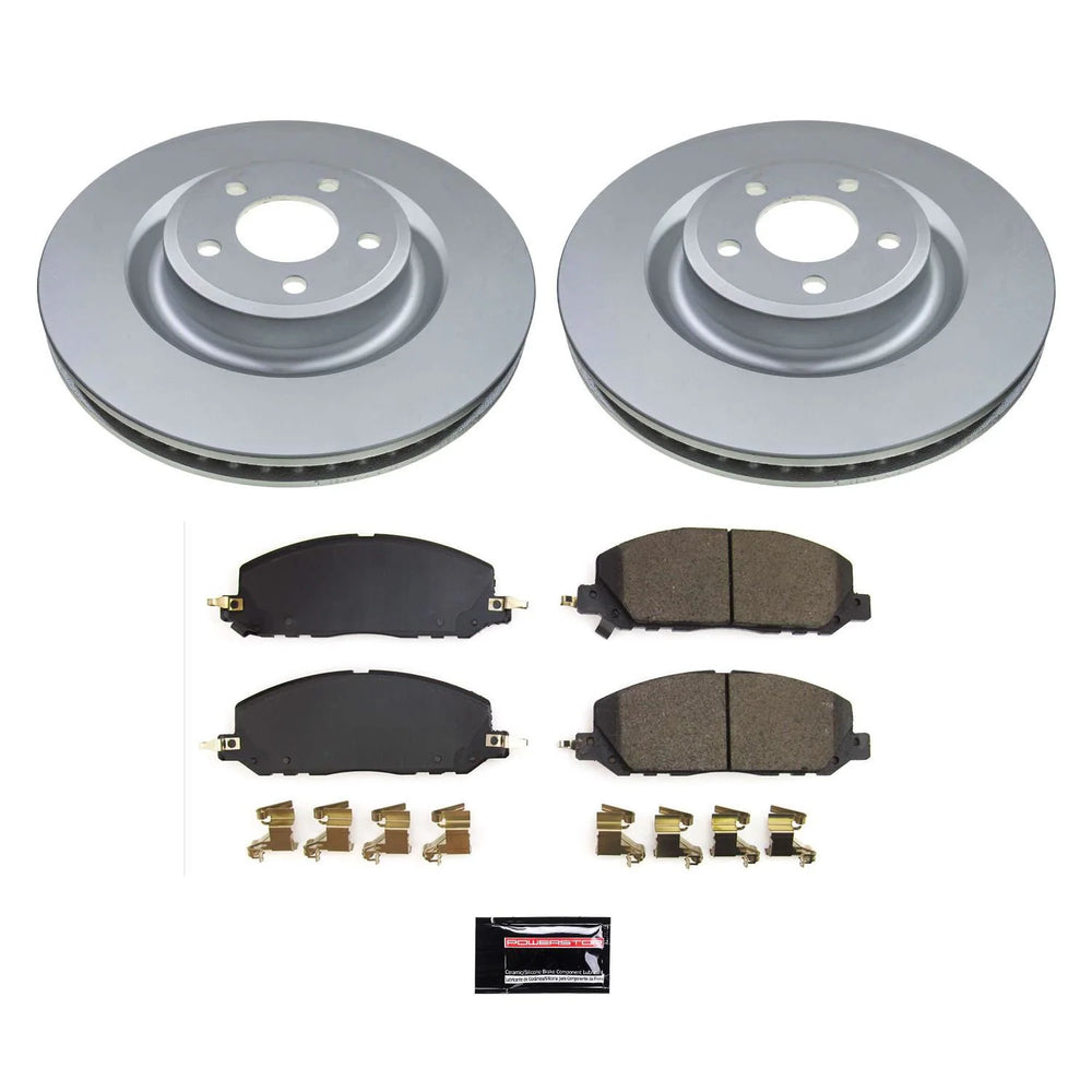 Power Stop 20-21 Lincoln Aviator Front Z17 Coated Brake Kit