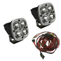LED Light Pods Clear Lens Work/Scene Pair Squadron Sport Baja Designs