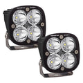 LED Light Pods Clear Lens Work/Scene Pair Squadron Sport Baja Designs
