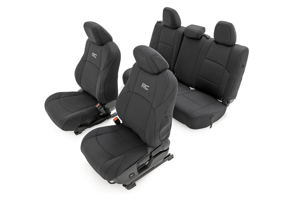 Seat Covers FR RR Crew Cab Toyota Tacoma 2WD/4WD (2024)