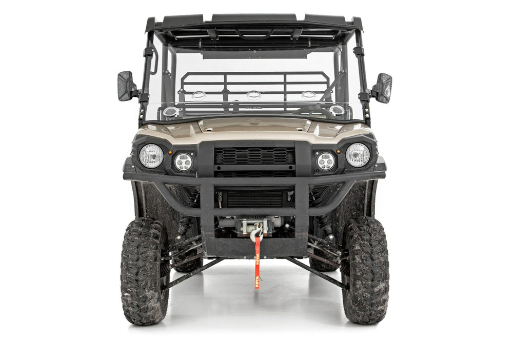 Vented Full Windshield Scratch Resistant Kawasaki Mule Pro-FX (15-22)