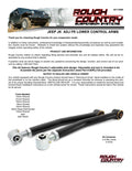 ~(26 lbs. 25X6X5)~ Jeep Adjustable Control Arms Front-Lower (07-18 Wrangler JK)