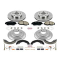 Power Stop 12-15 Honda Civic Coupe Front & Rear Autospecialty Brake Kit