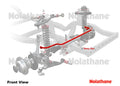 Sway bar - 33mm heavy duty 1 Sway Bar 2 Bushings Grease