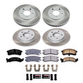 Power Stop 95-96 Buick Riviera Front and Rear Semi-Coated Rotor Kit
