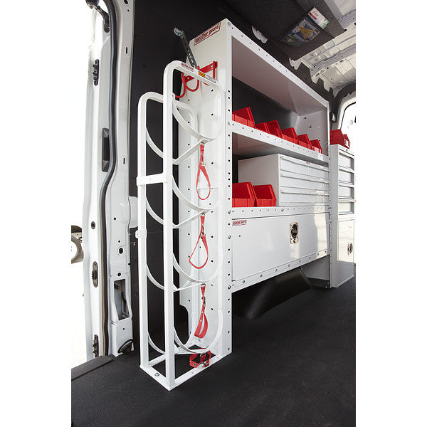 MEDIUM 6 BINS SET 7 X 81/4 X 143/4IN ABS PLASTIC RED
