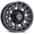 Raceline 873B Backcountry Trailer 15x6in / 6x5.5 BP / 0mm Offset / 4.25mm Bore - Satin Black
