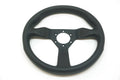 Momo Montecarlo Steering Wheel 320 mm - Black Leather/Black Stitch/Black Spokes