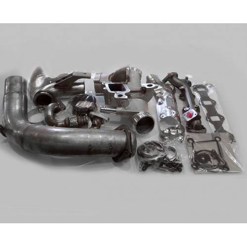 No Limit Fabrication 6.7 PowerStroke Stainless Steel Down Pipe For 2011-2014 67SDDP1114