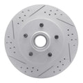 R1 69-96 Buick Riviera Front Left Drilled & Slotted Geo-Carbon Rotor