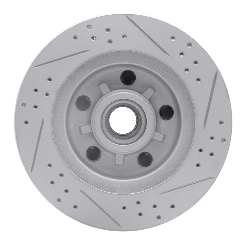 R1 69-96 Buick Riviera Front Left Drilled & Slotted Geo-Carbon Rotor