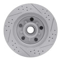 R1 69-96 Buick Riviera Front Left Drilled & Slotted Geo-Carbon Rotor