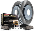 Power Stop 12-16 BMW ActiveHybrid 5 Front Semi-Coated Rotor Kit