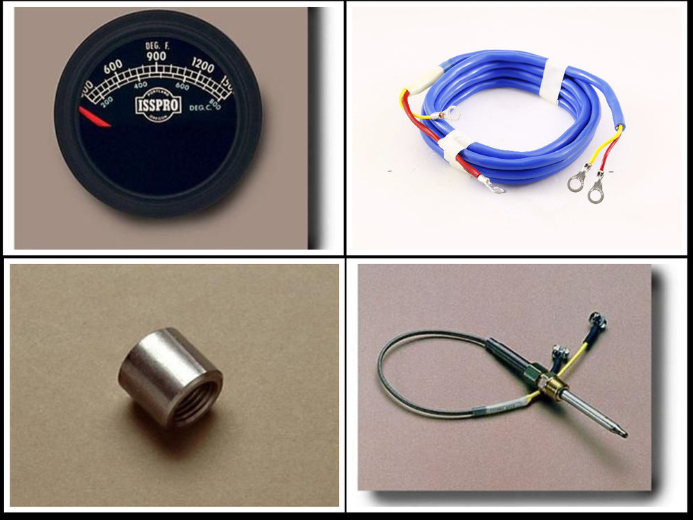 ~(0.8 lbs. 4X4X4)~ Pyrometer 2 1/16 In. 300-1500F W/6 Kit