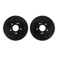 R1 Concepts Brake Rotor- Slotted - Silver Fits INFINITI I30