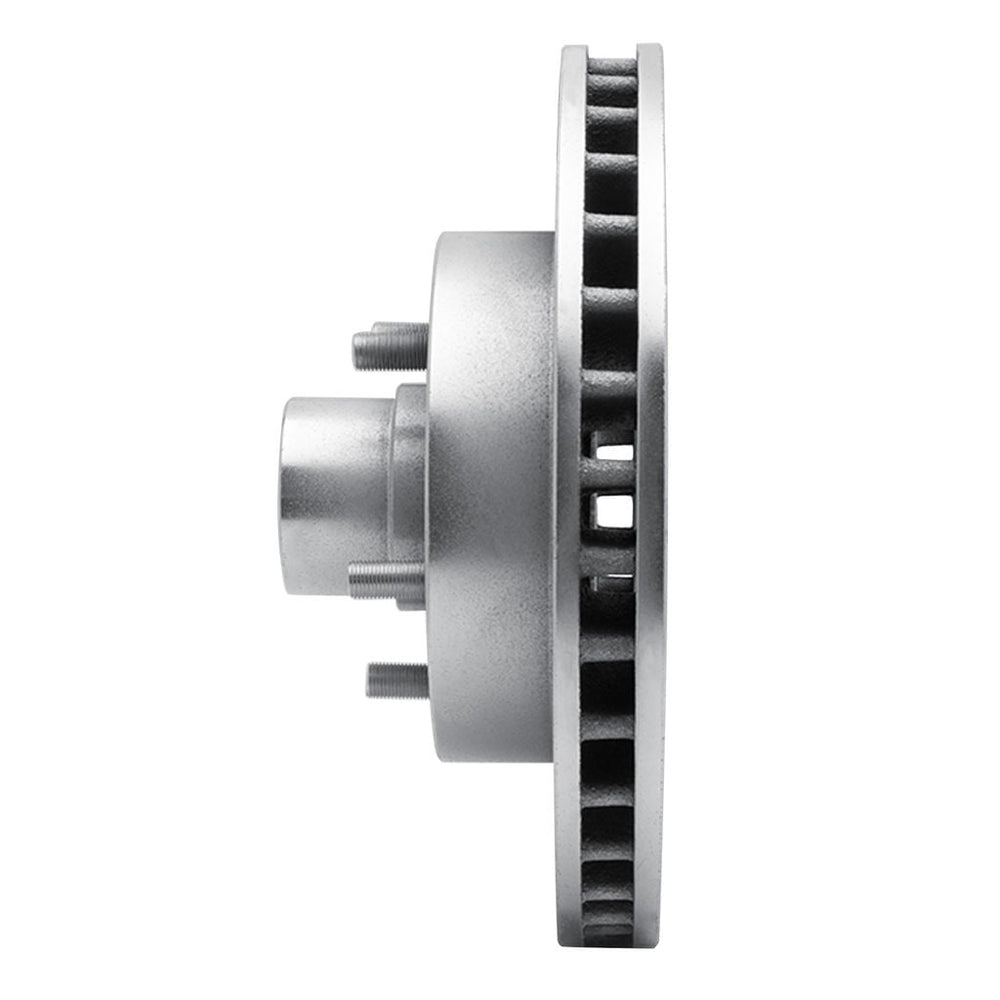 DFC 93-95 Chevrolet G20 Front Left Drilled & Slotted Silver Brake Rotor