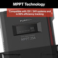 25A WALL MOUNT MPPT CHARGER BLACK