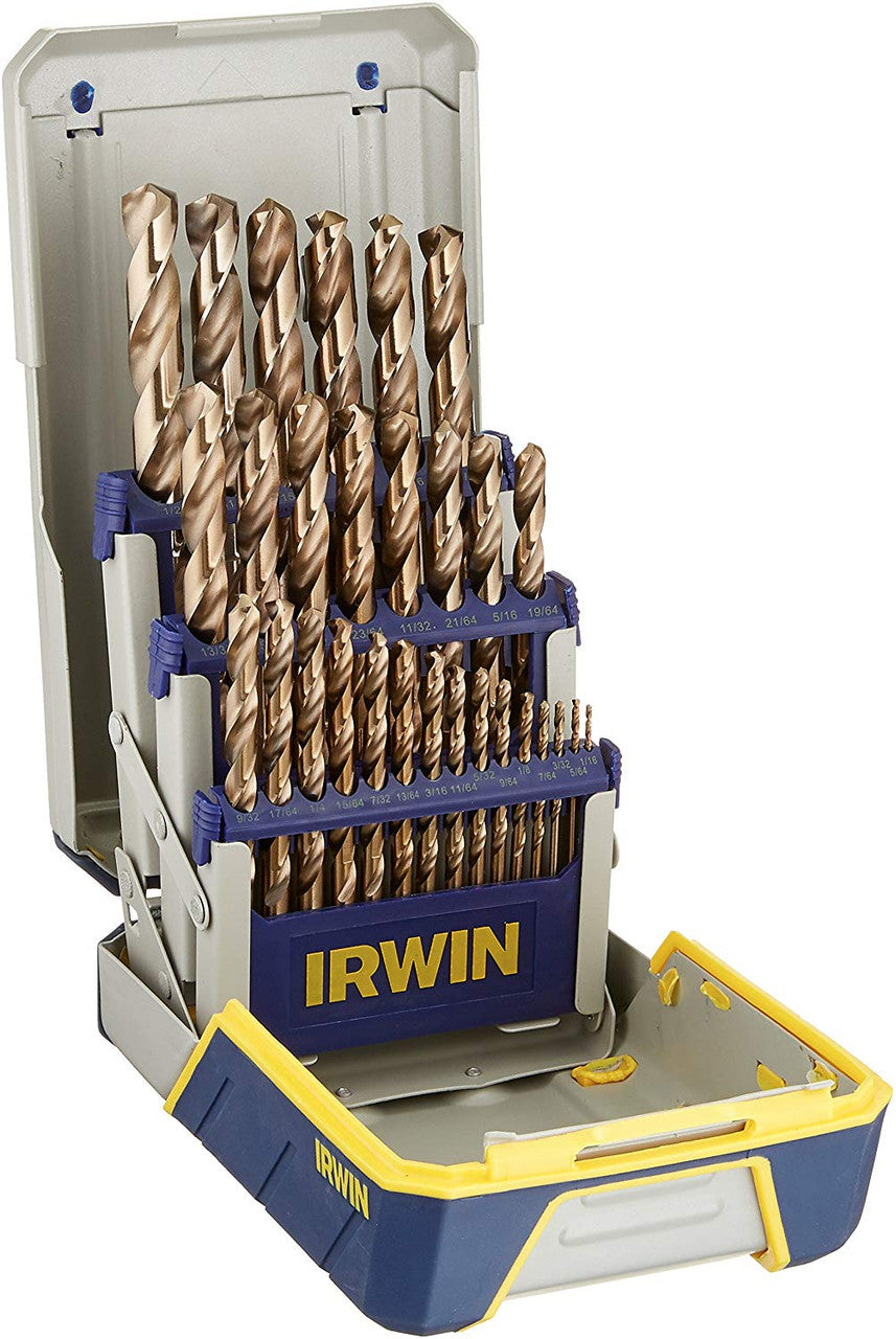 29PC COBALT M35 DRILL BIT SET W/CASE