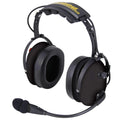 Rugged Radios HS11 Fire Safety Industrial Over the Head OTH Headset with Push to Talk PTT