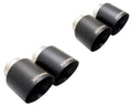 BMW M3/M4 BLACK TIP KIT 4IN BOLT ON 304SS