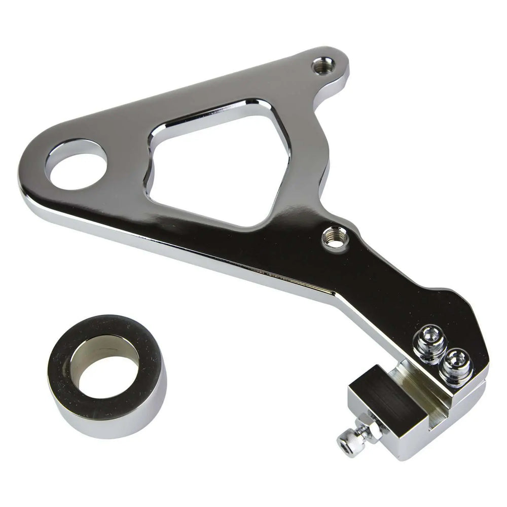 Wilwood Caliper Mounting Kit Chrome w/Bracket GP310 2000-06 FLH/FLT