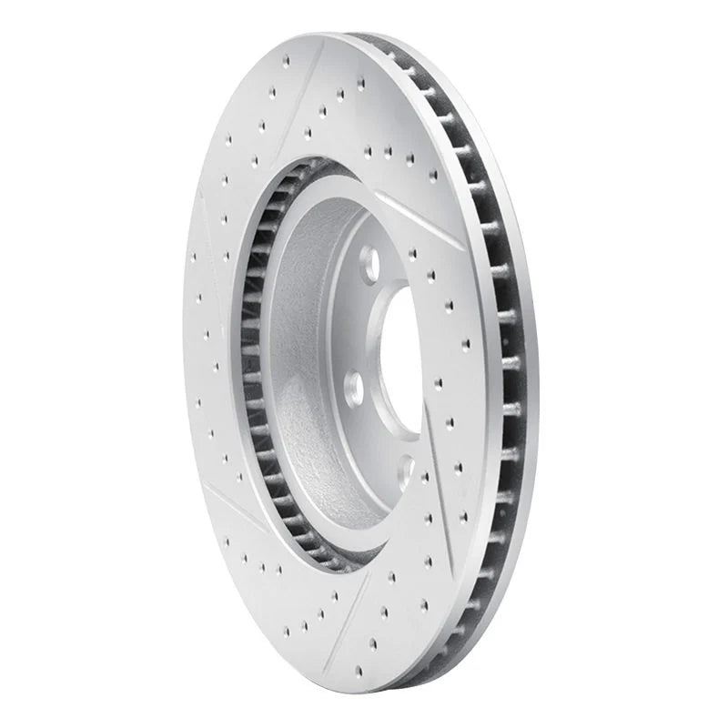 DFC 12-15 Audi Tts Quattro Front Right Drilled & Slotted Geoperformance Rotor