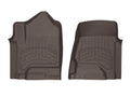 WeatherTech Cocoa Front Rear FloorLiner HP Fits -20-19 Chevrolet GMC 476071IM-475424IM