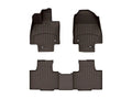 WeatherTech Cocoa Front Rear FloorLiner HP Fits -24-26 Toyota 471827-1-2IM