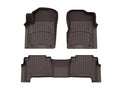 WeatherTech Cocoa Front Rear FloorLiner HP Fits -20-24 Armada 4718051-4715022IM