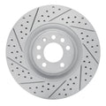 R1 08-11 Saab 9-3 Front Left Drilled & Slotted Geoperformance Rotor