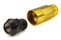 KICS LEGGDURA Racing Shell Type Lug Nut 53mm Open-End Look 16 PCS 4 Locks 12X1.25 Gold