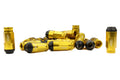 KICS LEGGDURA Racing Shell Type Lug Nut 53mm Open-End Look 16 PCS 4 Locks 12X1.25 Gold