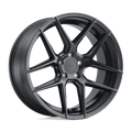 Aluminum Wheels 17x8.5 Clutch 934B Black Multi Spoke 0 Offset 5 on 127 Bolt Pattern 78.1 Bore Raceline