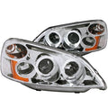0103 CIVIC 2DR/4DR HEADLIGHTS PROJECTOR WITH HALO CHROME DRIVER/PASSENGER