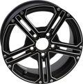 ITP SS 212 15x7 / 5x4.5 BP / 6+1 Offset Black Wheel