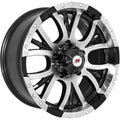 ITP SS 212 15x7 / 5x4.5 BP / 6+1 Offset Black Wheel