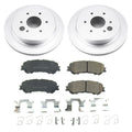 Power Stop 17-18 Nissan Titan Rear Z17 Evolution Geomet Coated Brake Kit