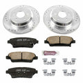 Power Stop 17-18 Genesis G80 Rear Z26 Street Warrior Brake Kit