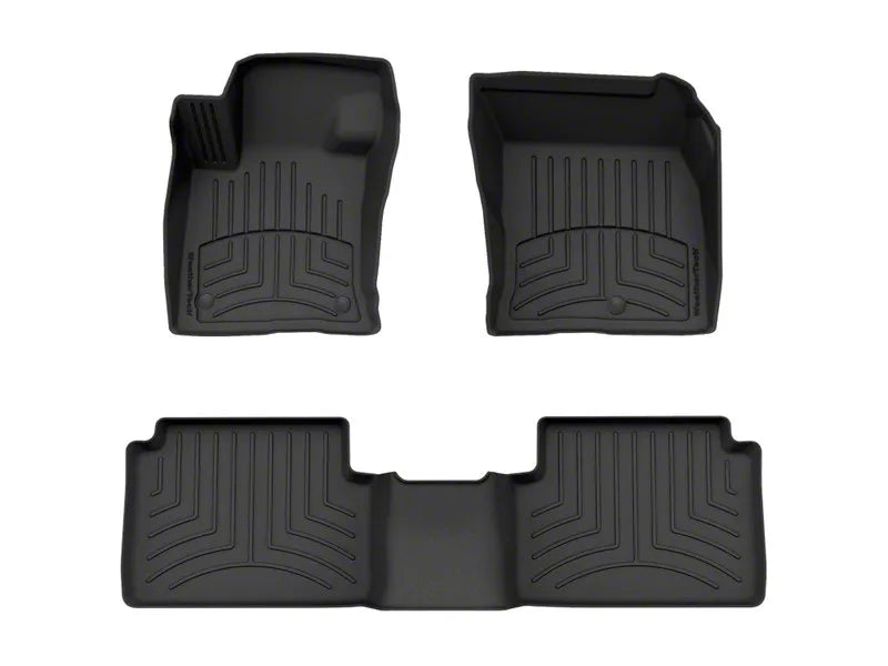 WeatherTech Black Front Rear FloorLiner HP Fits -21-25 Bronco Sport 441642-1-2IM