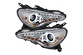 SPYDER headlights close-up