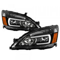 SPYDER headlights installed view