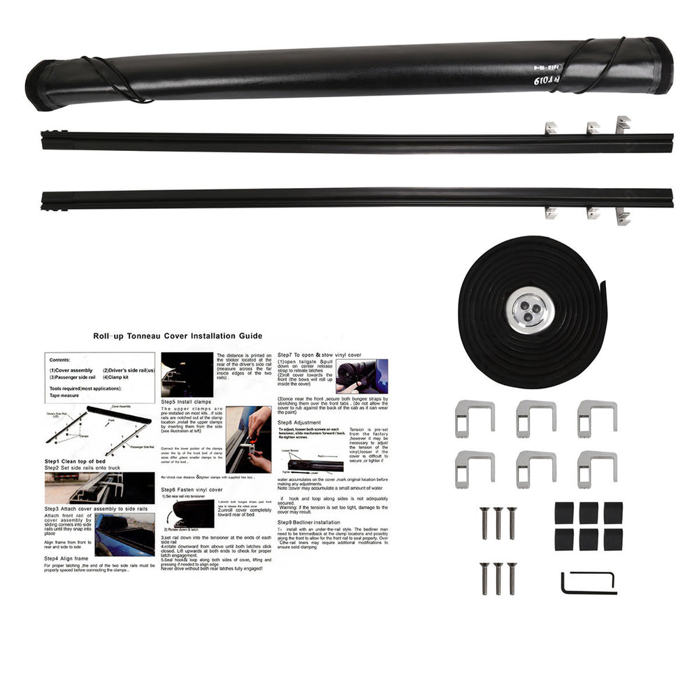 1500 EXPRESS CREWCAB 6.4 SINGLE CAB BED ROLL UP TONNEAU COVER
