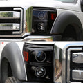 PROJECTOR HEADLIGHTS- SMOKE WITH BLACK HOUSING
