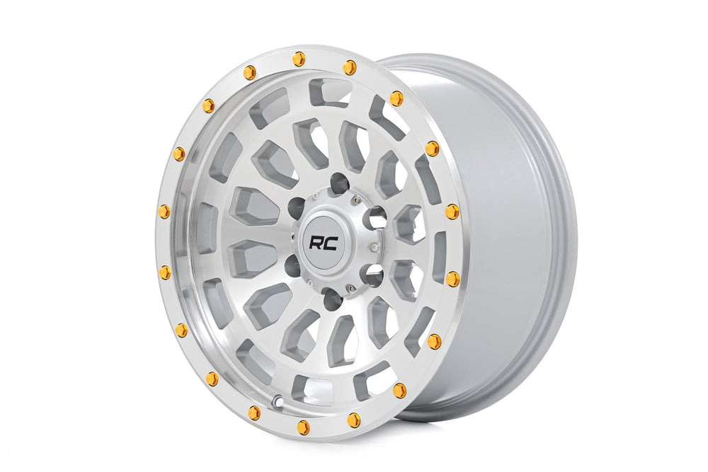 Rough Country Rough Country 87 Series Wheel Simulated Beadlock Full Machine 17x8.5 5x5 0mm 87170918C