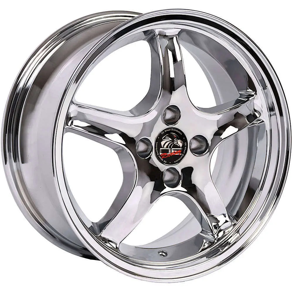 17 IN REPLICA WHEEL FR04 FITS FORD MUSTANG COBRA RIM 17X9 CHROME WHEEL