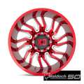 TENSION 22X10 6X135.00 CANDY RED MI