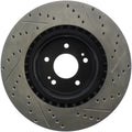 Stoptech auto part installed view