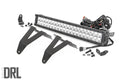 1x 70778 1x 70920D LED Light Bumper Mount 20 Chrome Dual Row White DRL Ram 1500 (19-22)