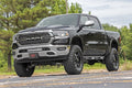 1x 70778 1x 70920D LED Light Bumper Mount 20 Chrome Dual Row White DRL Ram 1500 (19-22)